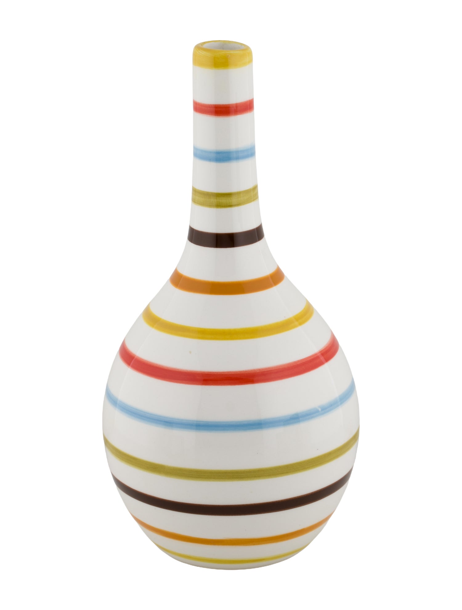 Jonathan Adler Italia Stripes Bud Vase